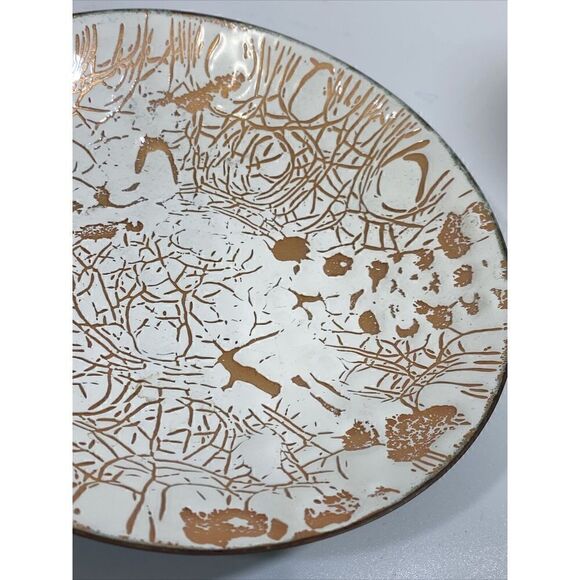 Lot (3) MCM Midcentury Modern Trinket Dish Trays Kareka Statham - Picture 14 of 14